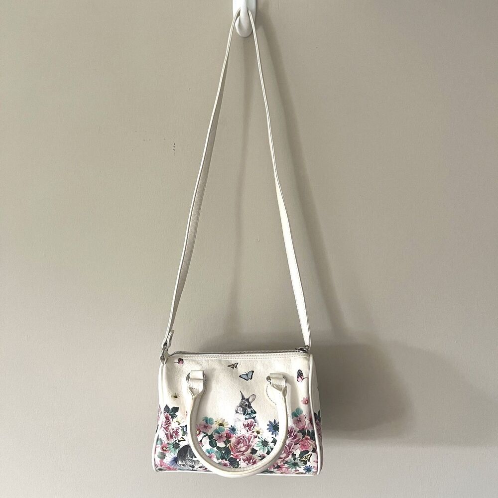 Little Girls - Teen Spring Easter Bunny White Purse with Handles & Strap by H&M